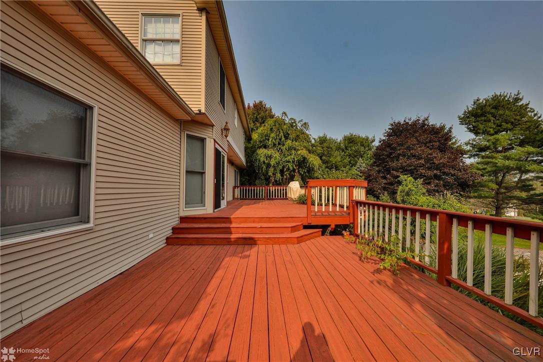 517 Roberts Road Nazareth, PA 18064 - Photo 6 of 50 a balcony with view of basket ball court