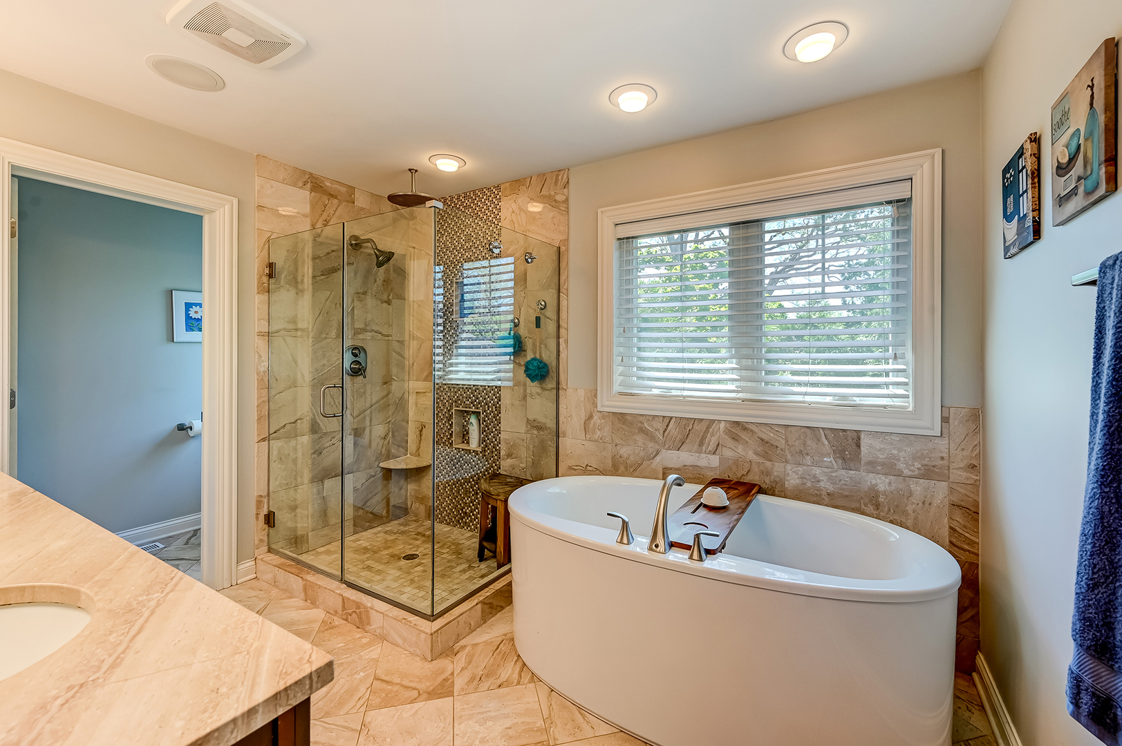 5607 Hillcrest Road Downers Grove, IL 60516 - Photo 24 of 50 a bath tub sitting next to a window