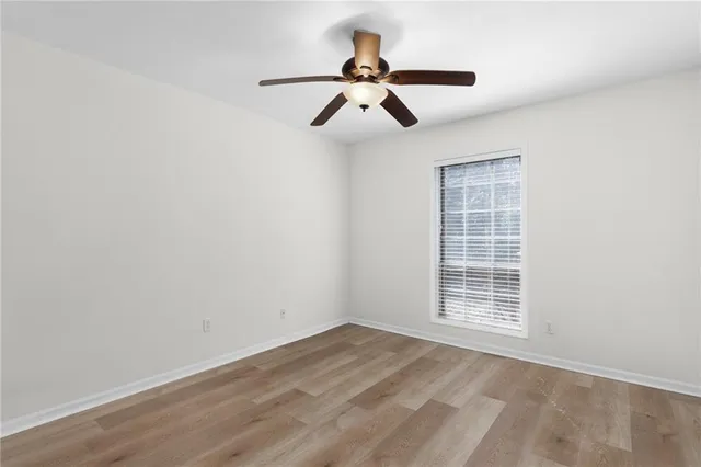 wooden floor in an empty room
