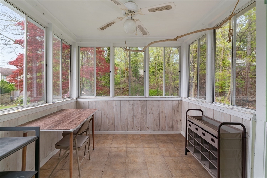 22 Rambler Road Boston, MA 02130 - Photo 20 of 28 a view of a dining room with furniture window and outside view