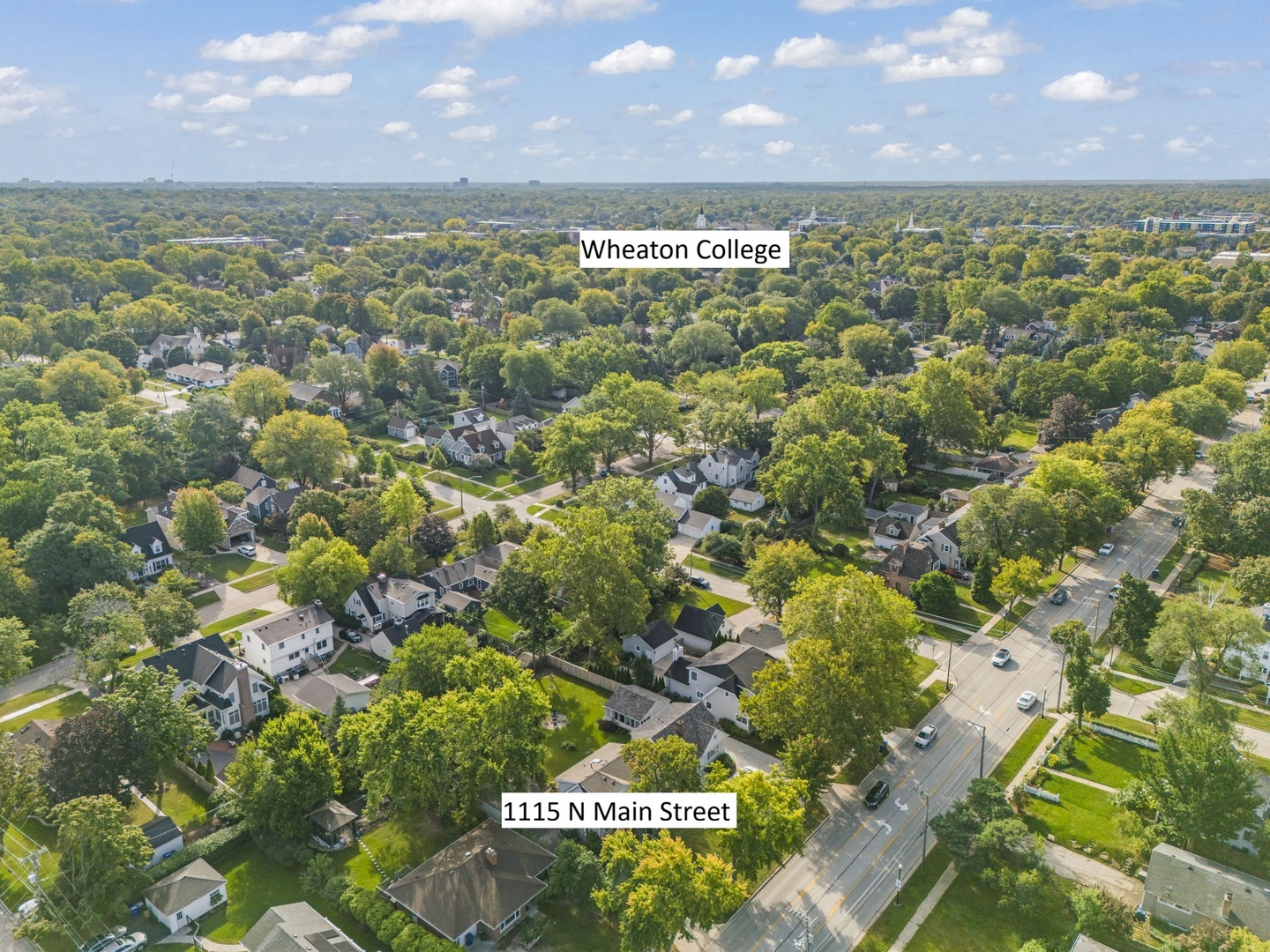 1115 North Main Street Wheaton, IL 60187 - Photo 4 of 27 a view of a city