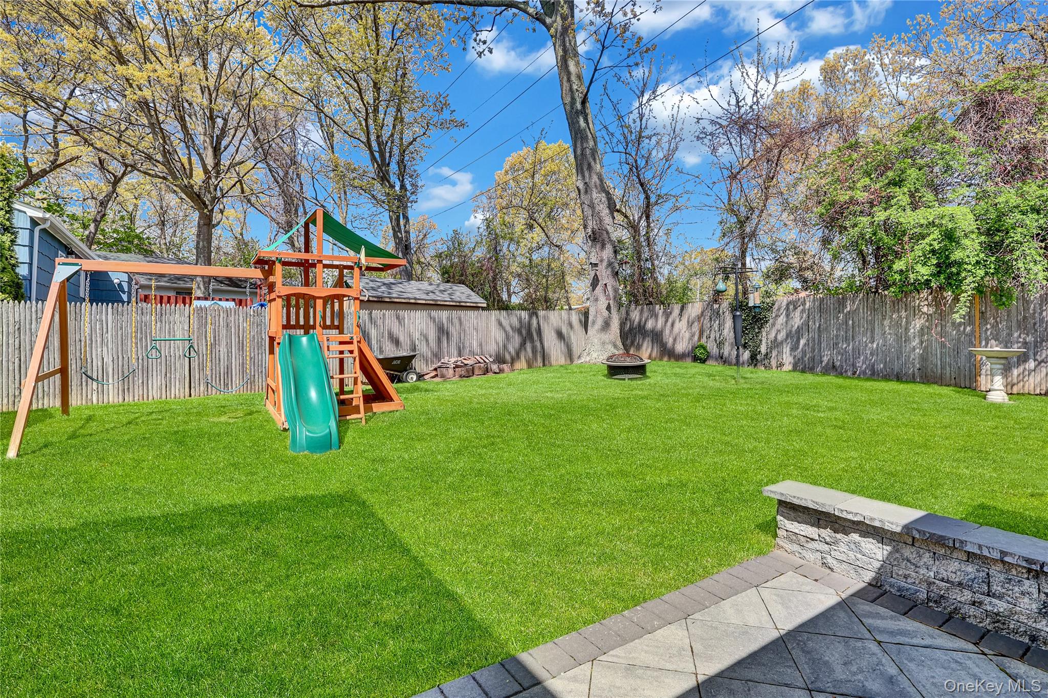 171 Prince Road Rocky Point, NY 11778 - Photo 9 of 35 Large yard with swingset