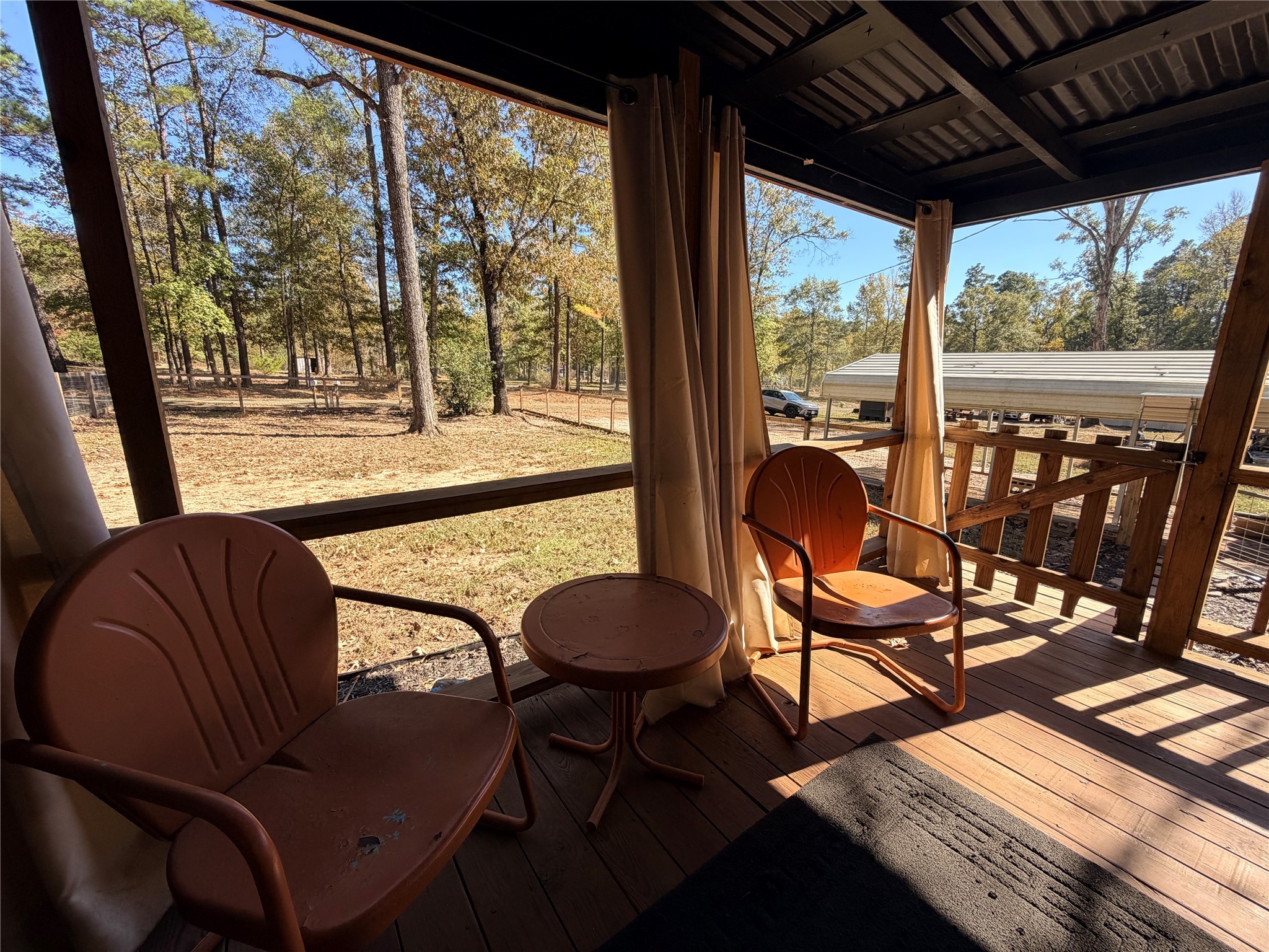 171 County Road 421 Bronson, TX 75930 - Photo 24 of 49 a living room with furniture and a large window