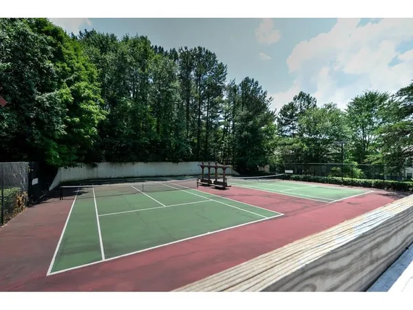 a view of a tennis court