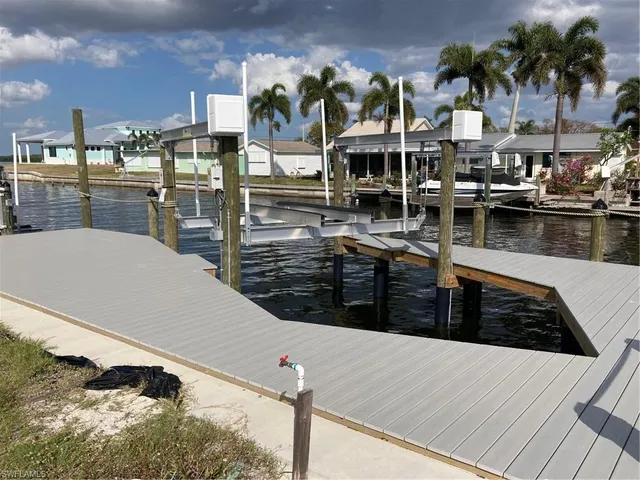 a view of a lake with outdoor space