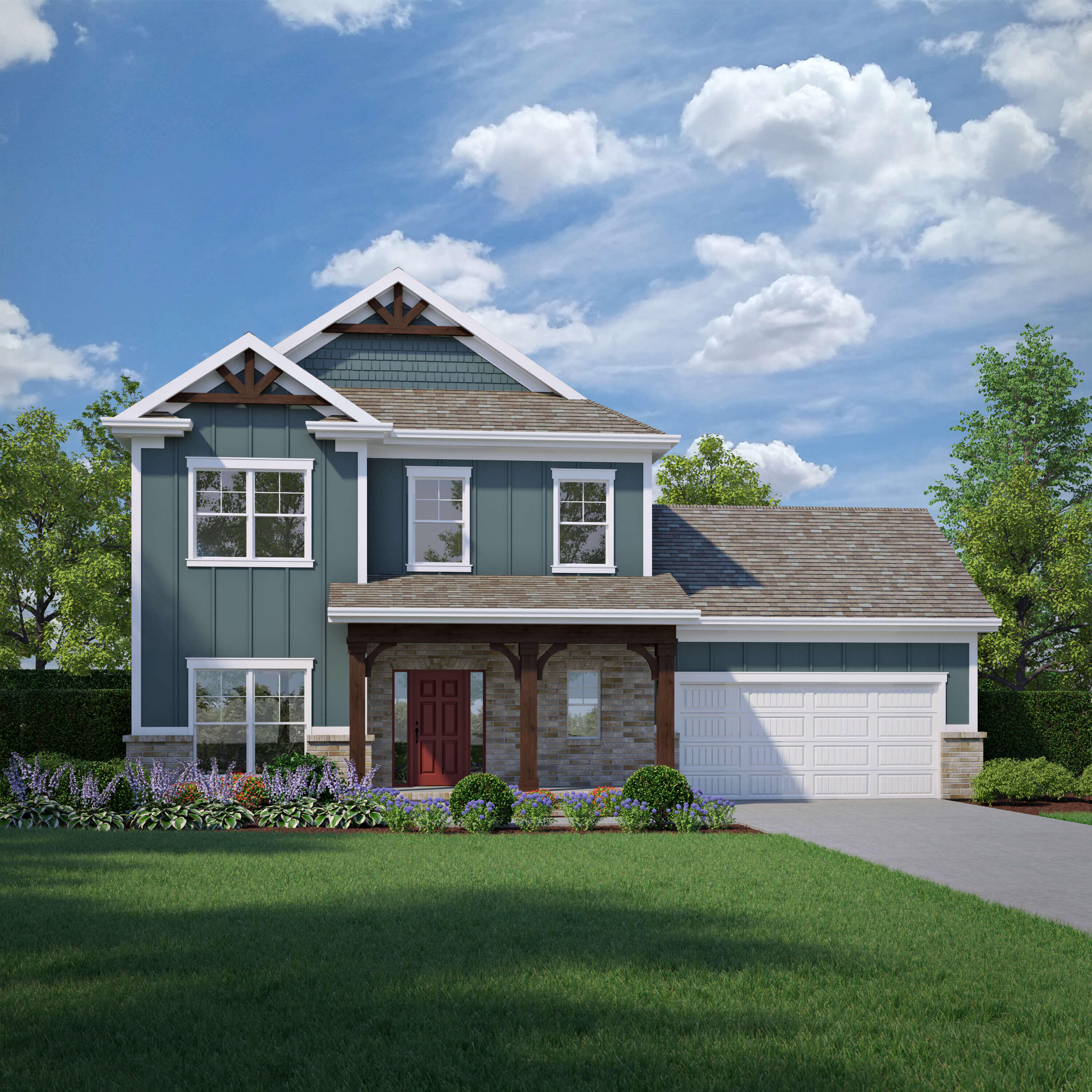 9572 Mayfly Road, Unit 2 Ooltewah, TN 37363 - Photo 3 of 18 Lynden Rendering E1C