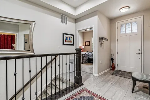 a view of a hallway with interior of the house