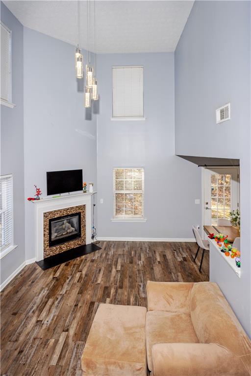 269 Silver Ridge Drive Dallas, GA 30157 - Photo 33 of 33 a living room with furniture fireplace and flat screen tv