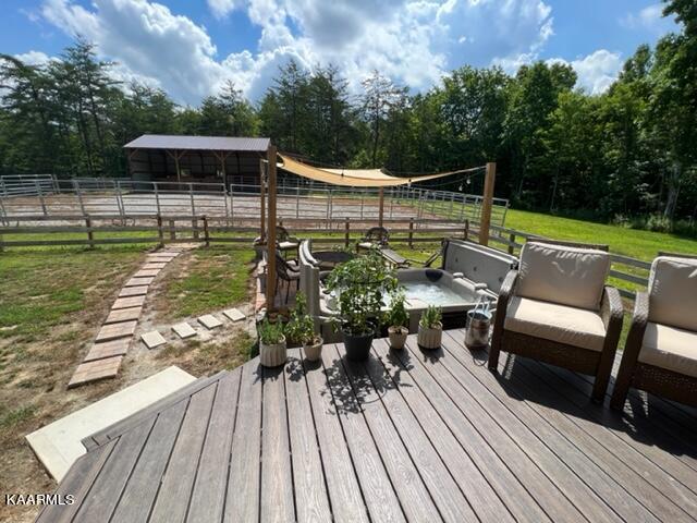 735 Bluebird Ridge Road Jamestown, TN 38556 - Photo 8 of 39 View from back deck