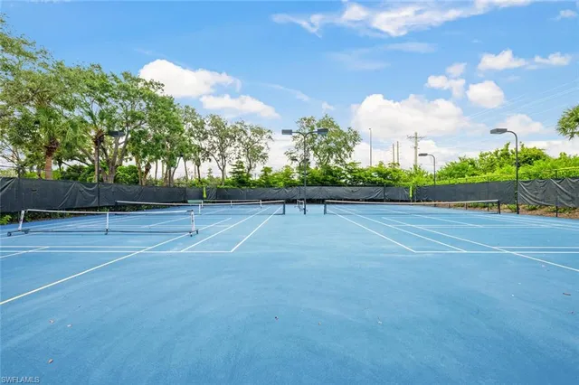 a view of a tennis court