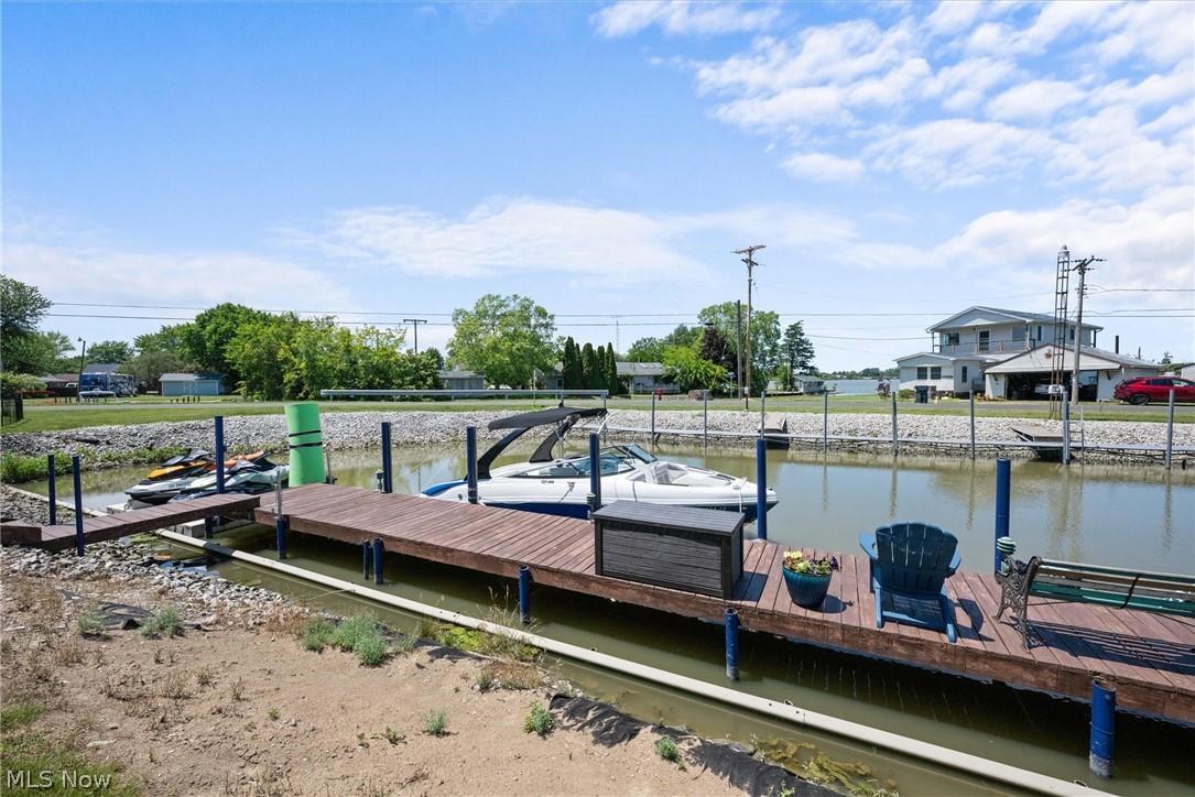 2995 West Rising Sun Road Port Clinton, OH 43452 - Photo 26 of 37 Dock area featuring a water view