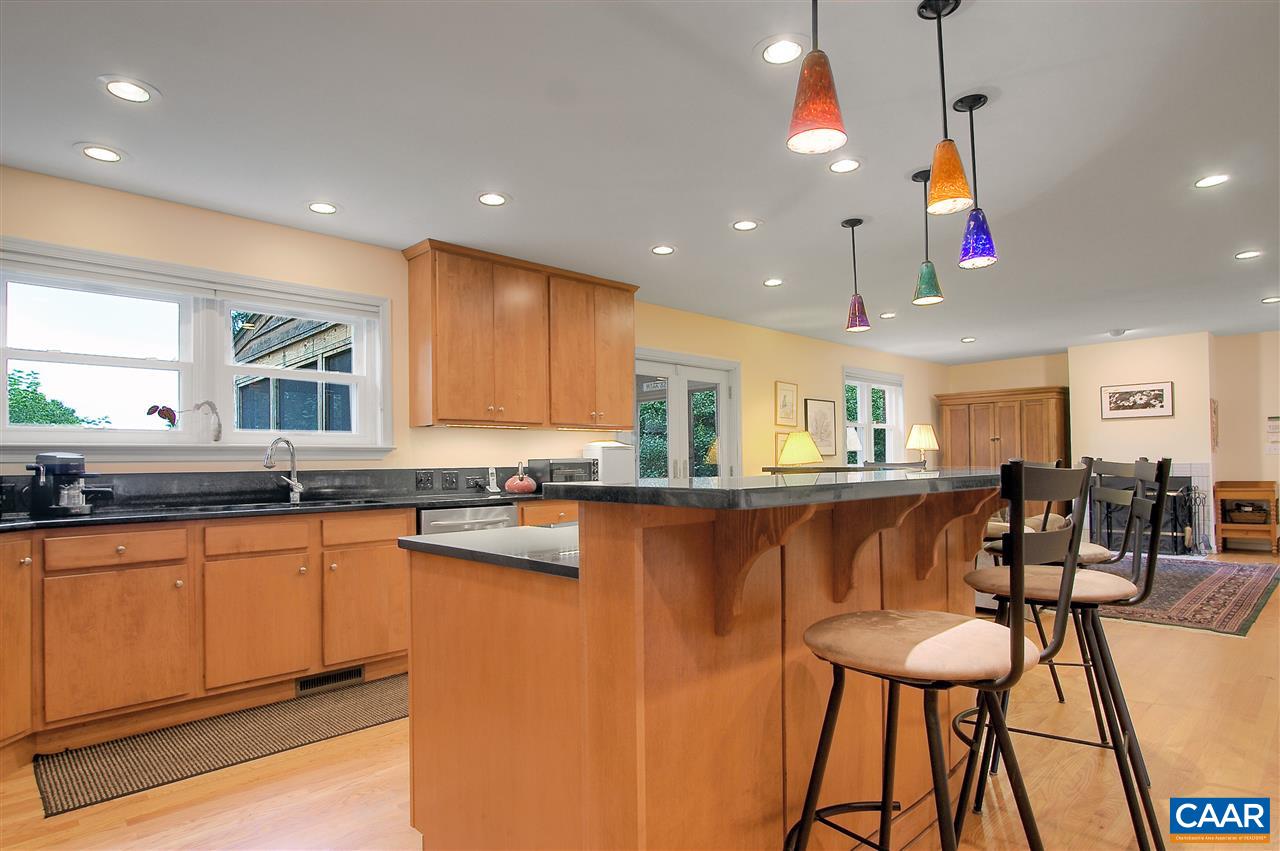 1532 Dairy Road Charlottesville, VA 22903 - Photo 8 of 42 Well-spaced recessed fixtures provide soft, even lighting that creates a warm and pleasant environment as well as well-lit surfaces for food preparation.