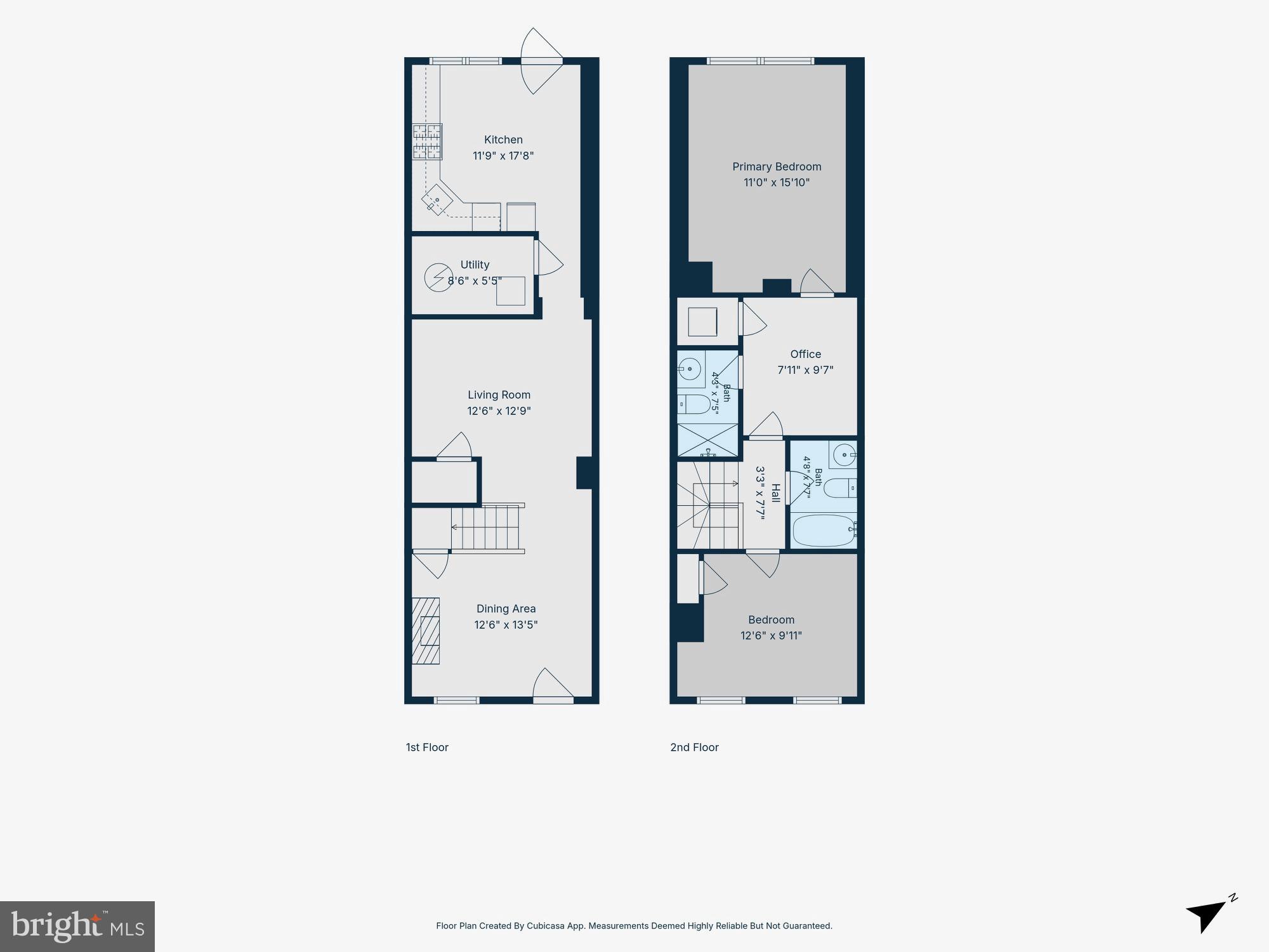 236 Warren Street Northeast Washington, DC 20002 - Photo 39 of 39 Floor Plan