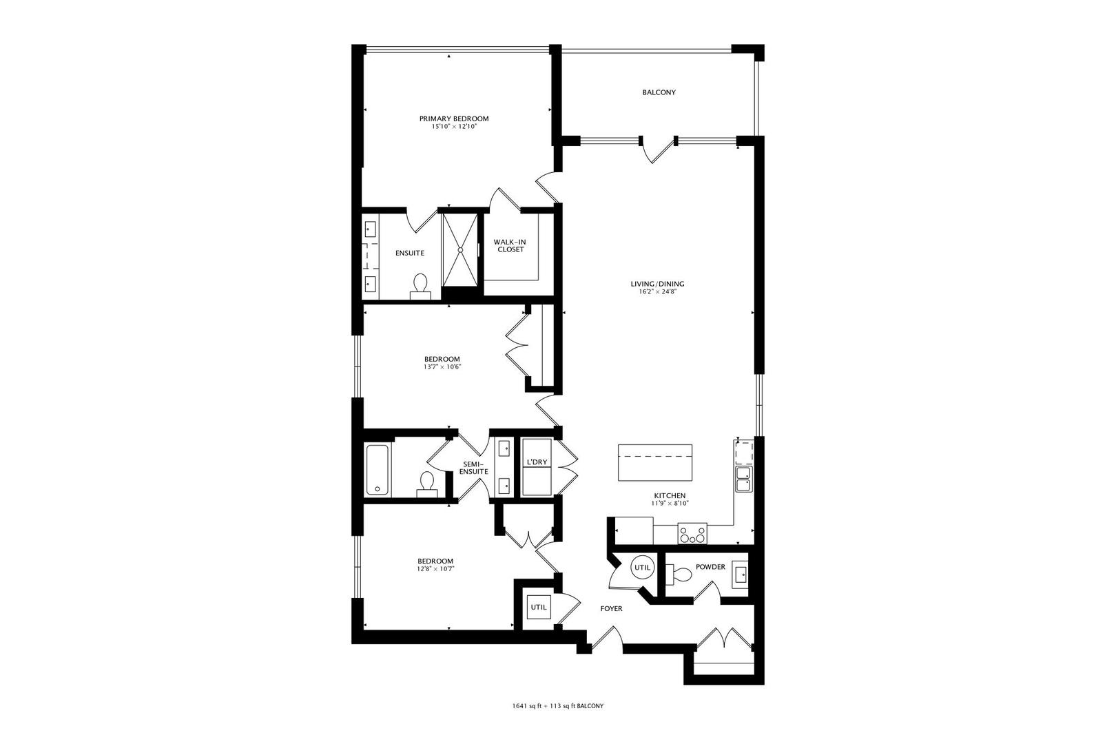 4042 North Pulaski Road, Unit 4E Chicago, IL 60641 - Photo 32 of 32 a picture of a floor plan