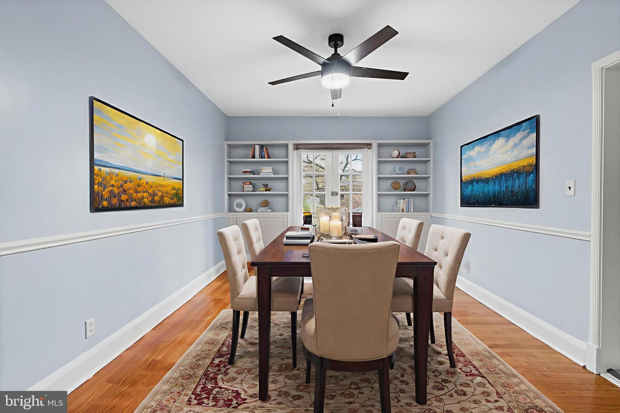 1539 Ralworth Road Baltimore, MD 21218 - Photo 11 of 44 Light-filled dining room with built-in shelves
