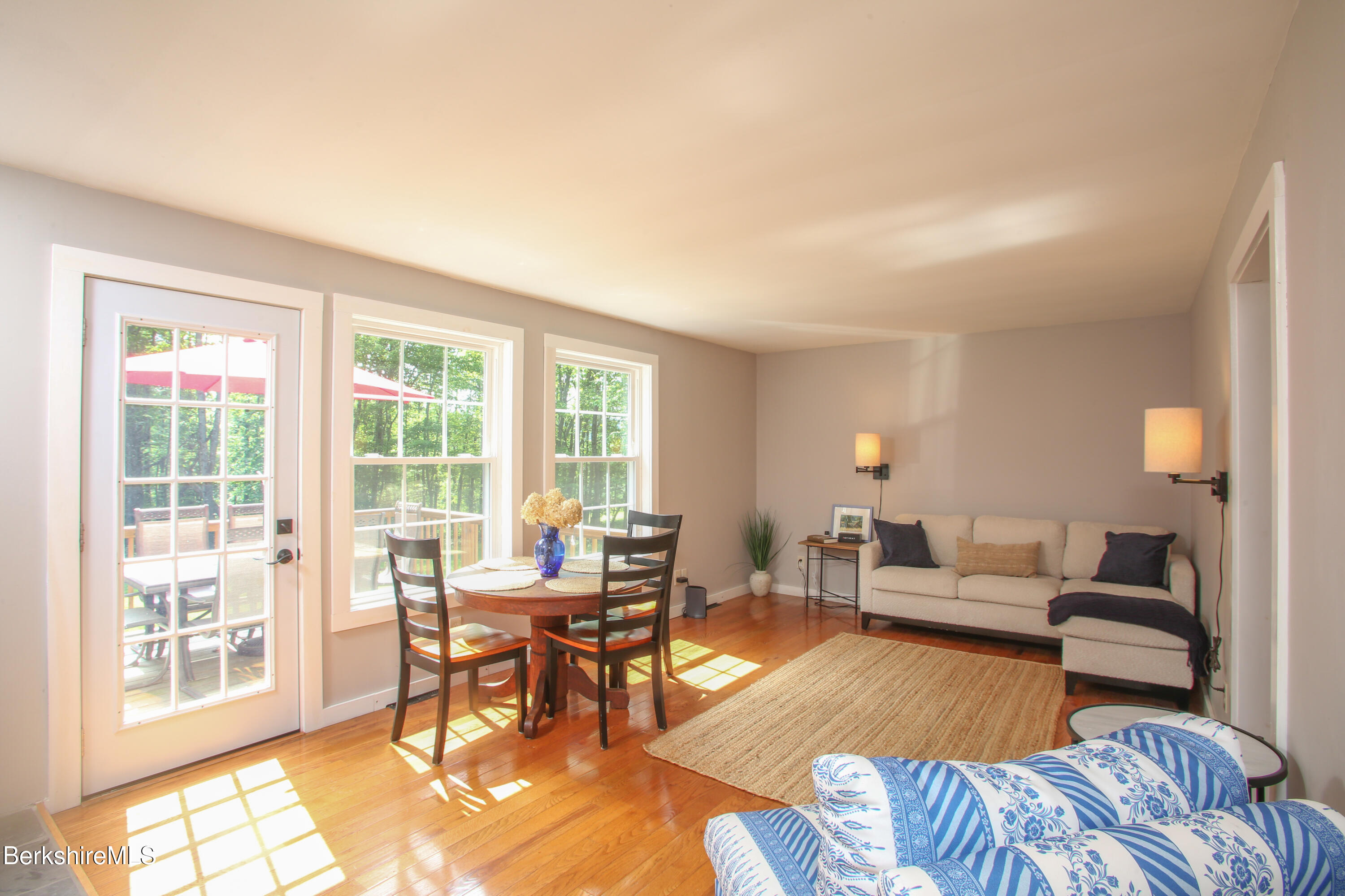 127 County Road Rowe, MA 01367 - Photo 6 of 29 a living room with furniture and a large window