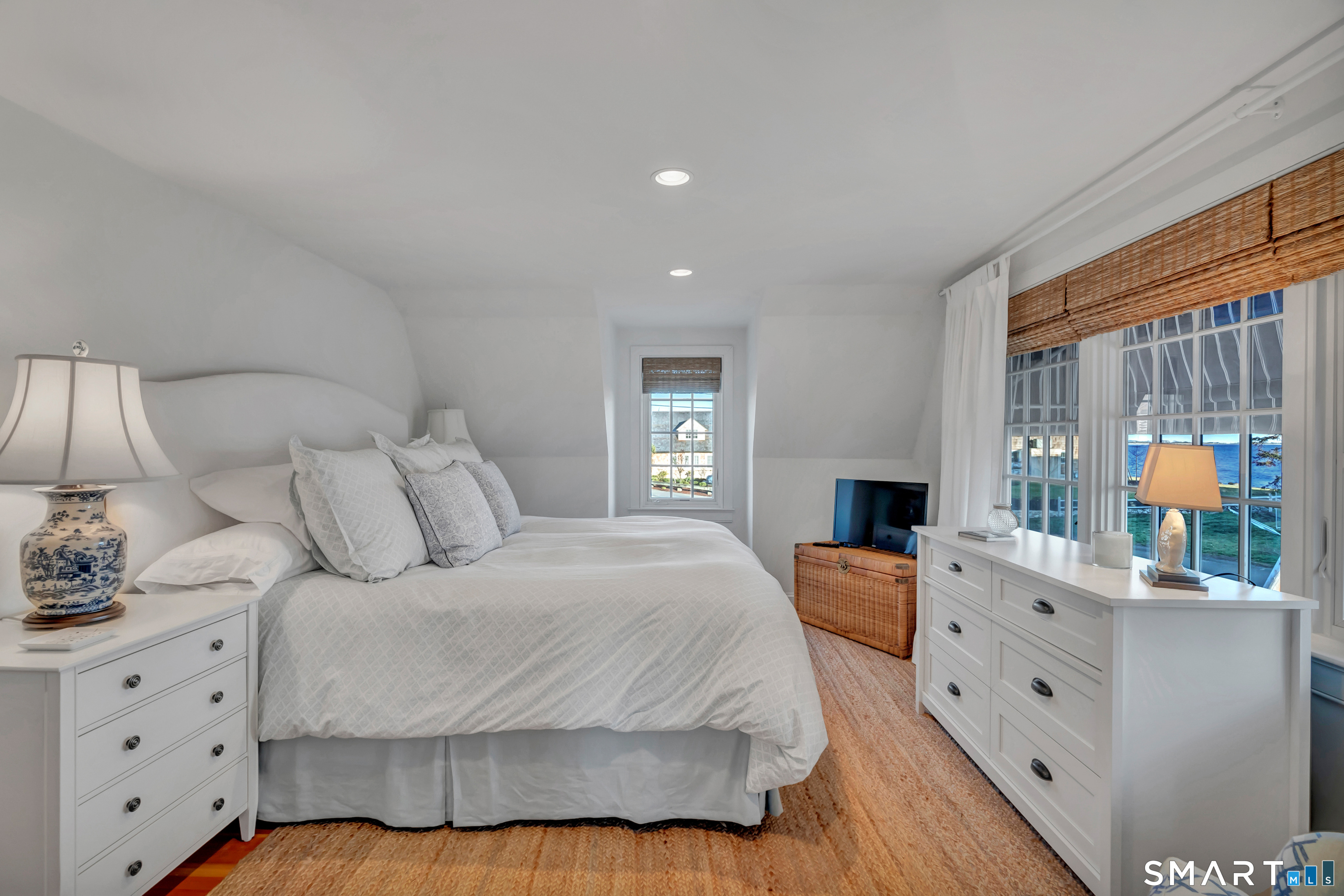 165 Middle Beach Road Madison, CT 06443 - Photo 8 of 14 The front bedroom with views of Long Island Sound.
