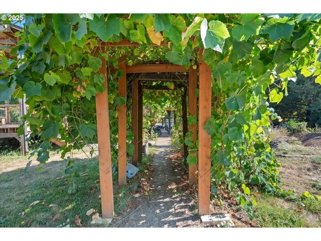 a view of a entrance