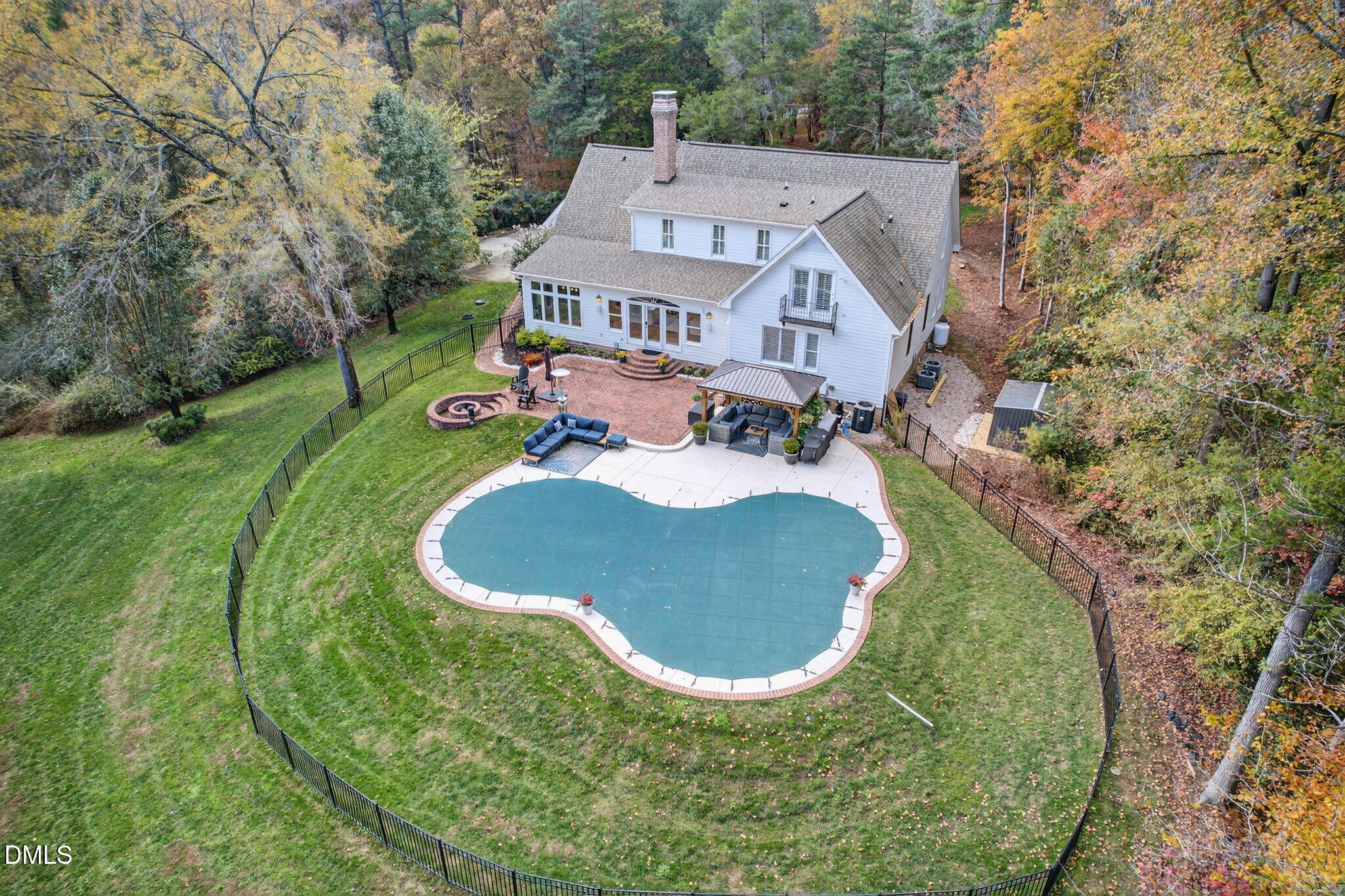 Swimming Pool with Fence
