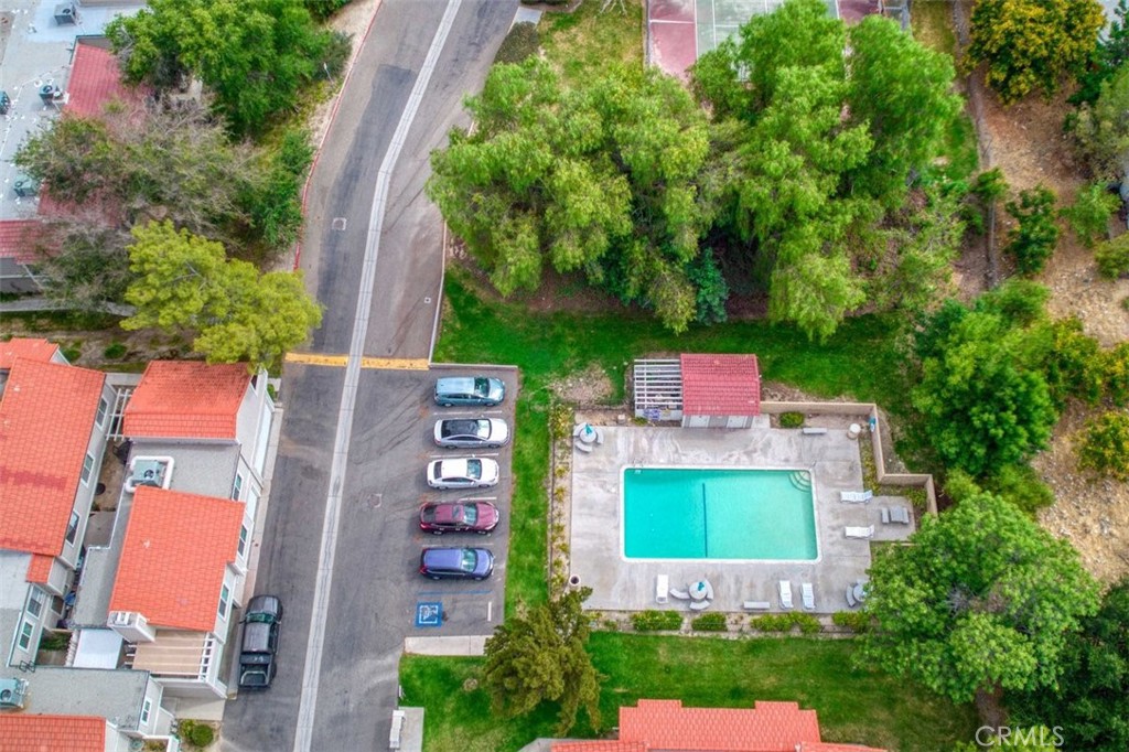 31311 The Old Road, Unit E Castaic, CA 91384 - Photo 18 of 19 an aerial view of a house