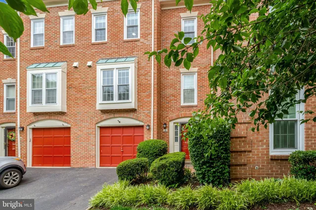front view of a brick house