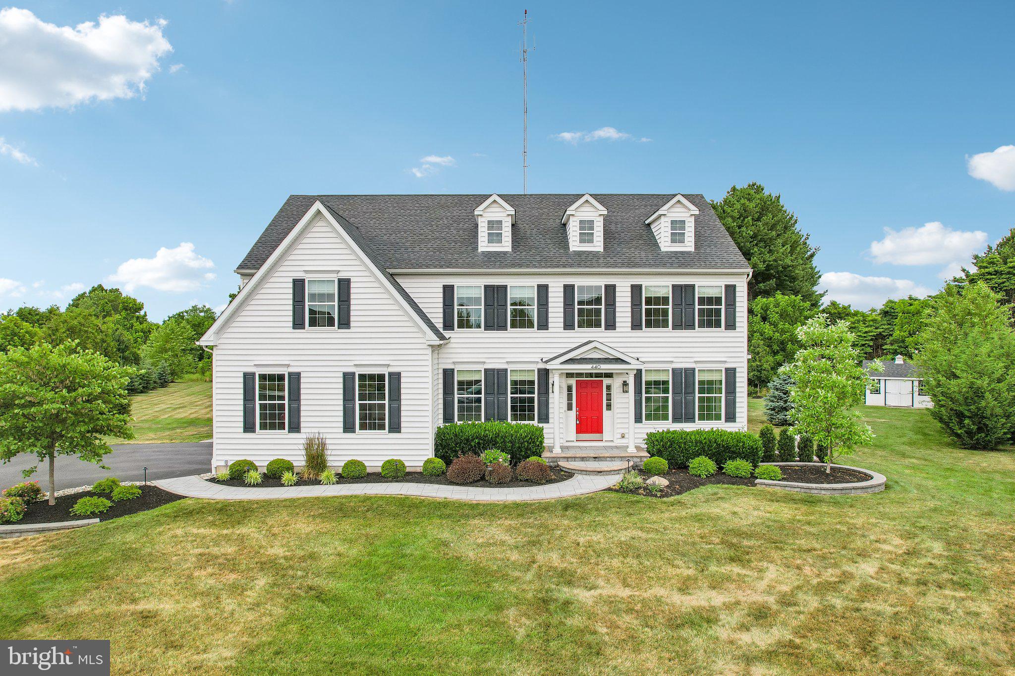 440 Elizabeth Way Hatfield, PA 19440 - Photo 53 of 60 Charming home with vibrant red door.