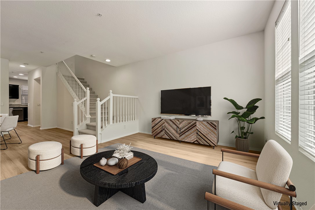 Great room - digitally enhanced with virtual staging
