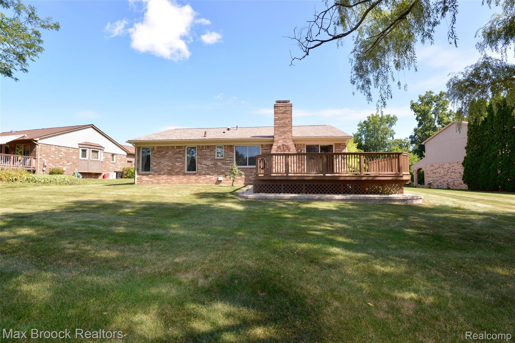 233 Coldiron Drive Rochester, MI 48307 - Photo 5 of 24 View of back of the house from the back of the lot