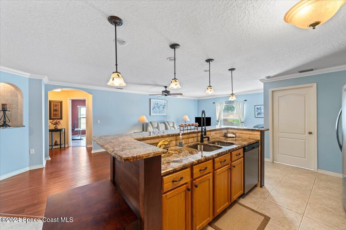 1952 Gloria Circle Palm Bay, FL 32905 - Photo 13 of 47 Open plan kitchen