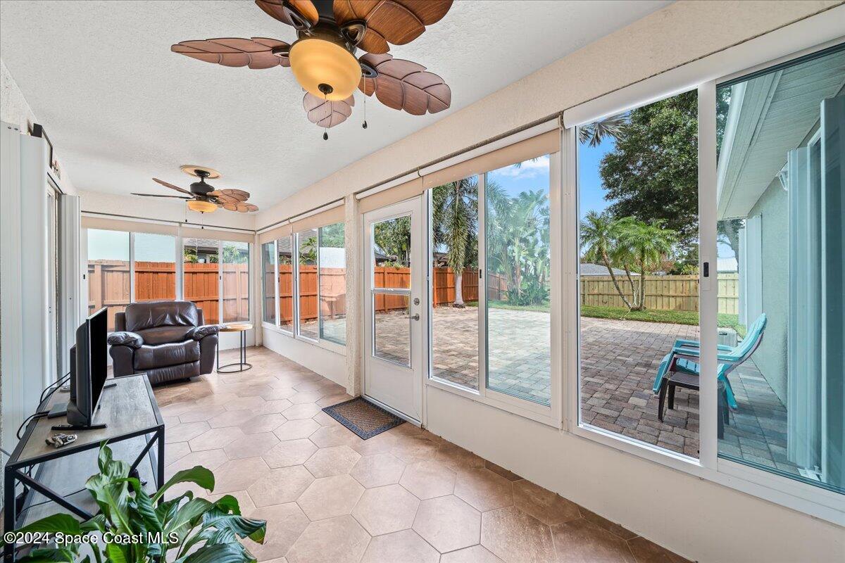 1952 Gloria Circle Palm Bay, FL 32905 - Photo 33 of 47 Florida room - vinyl windows