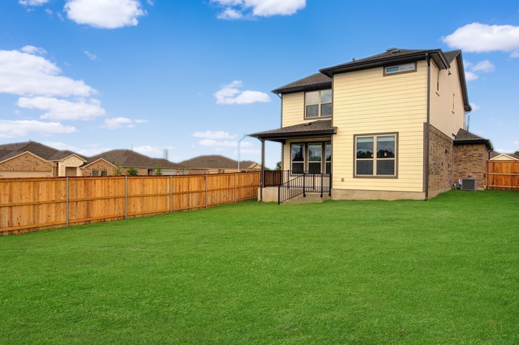 3453 Pauling Loop Round Rock, TX 78665 - Photo 28 of 28 a view of a house with backyard and deck