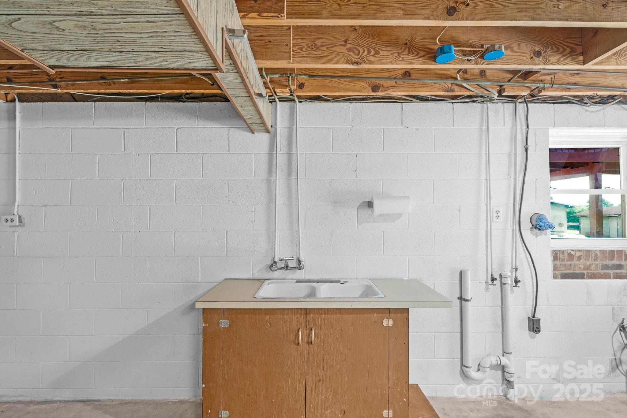 2036 Biggers Lake Road Shelby, NC 28152 - Photo 24 of 45 a bathroom with a granite countertop sink a mirror and shower