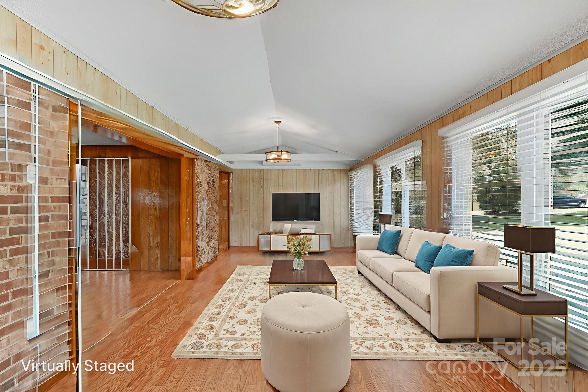 2036 Biggers Lake Road Shelby, NC 28152 - Photo 6 of 45 a living room with furniture and a large window
