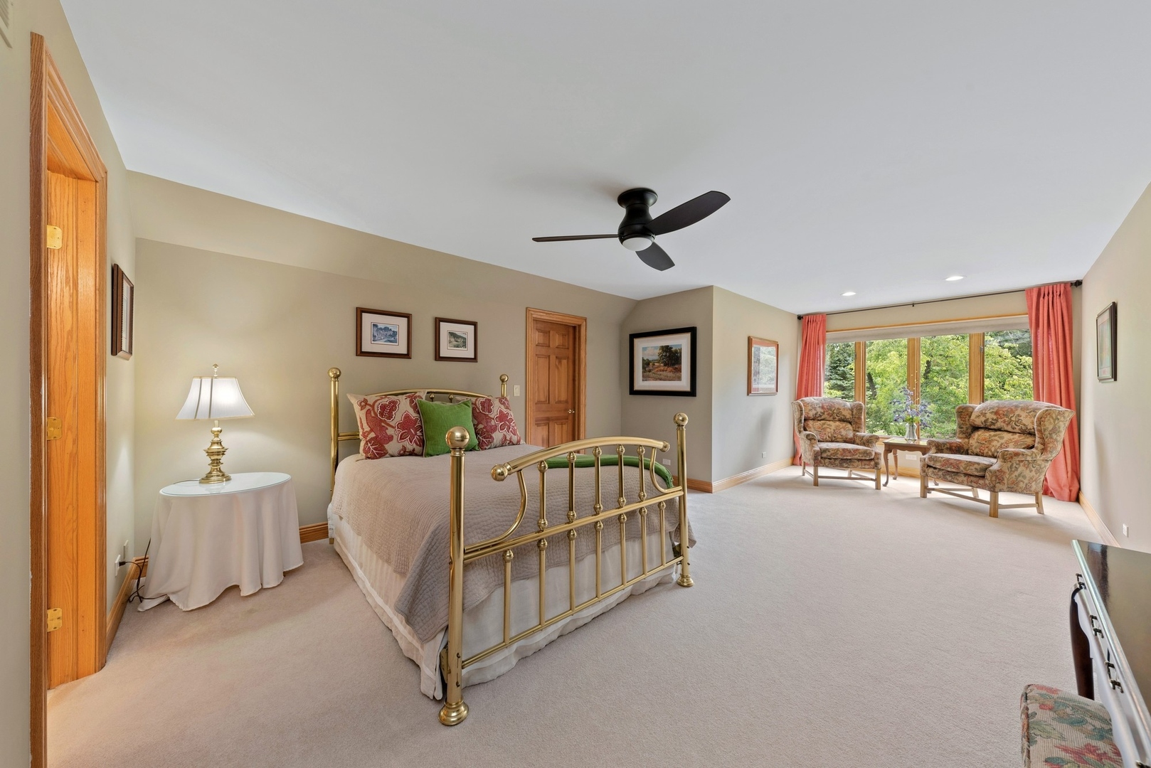 776 North Inverway Road Inverness, IL 60067 - Photo 14 of 31 a bed room with a bed and a large window