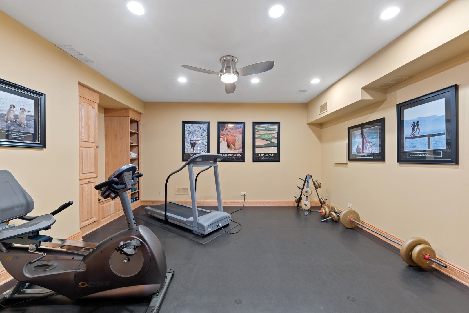 776 North Inverway Road Inverness, IL 60067 - Photo 23 of 31 a view of a room with gym equipment