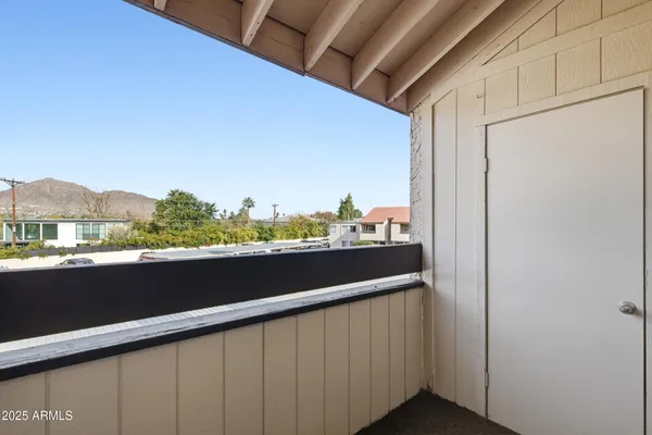 a view of balcony