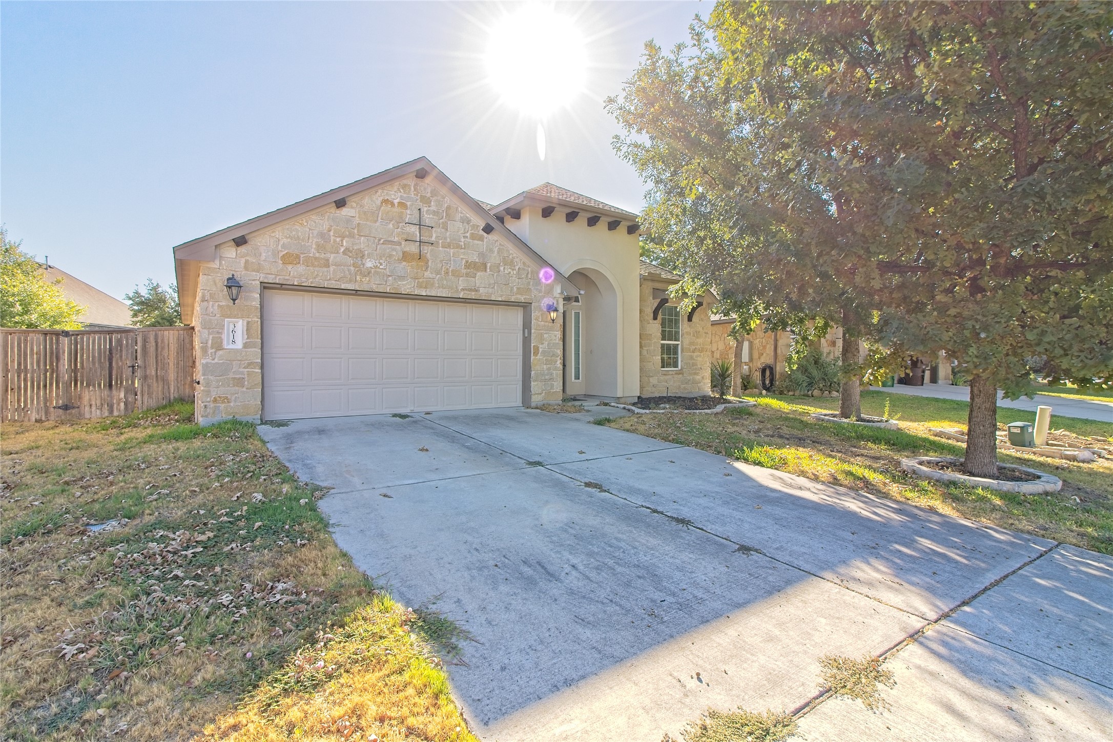 3618 Penelope Way Round Rock, TX 78665 - Photo 3 of 36 a view of a house with backyard and tree
