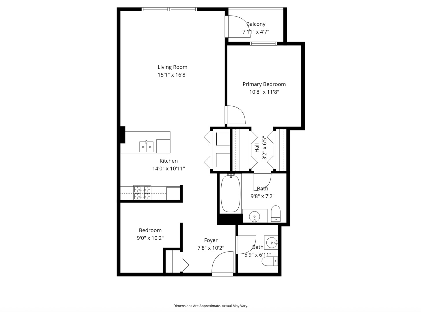 2025 South Indiana Avenue, Unit 407 Chicago, IL 60616 - Photo 17 of 17 a picture of a bench in front of a wall