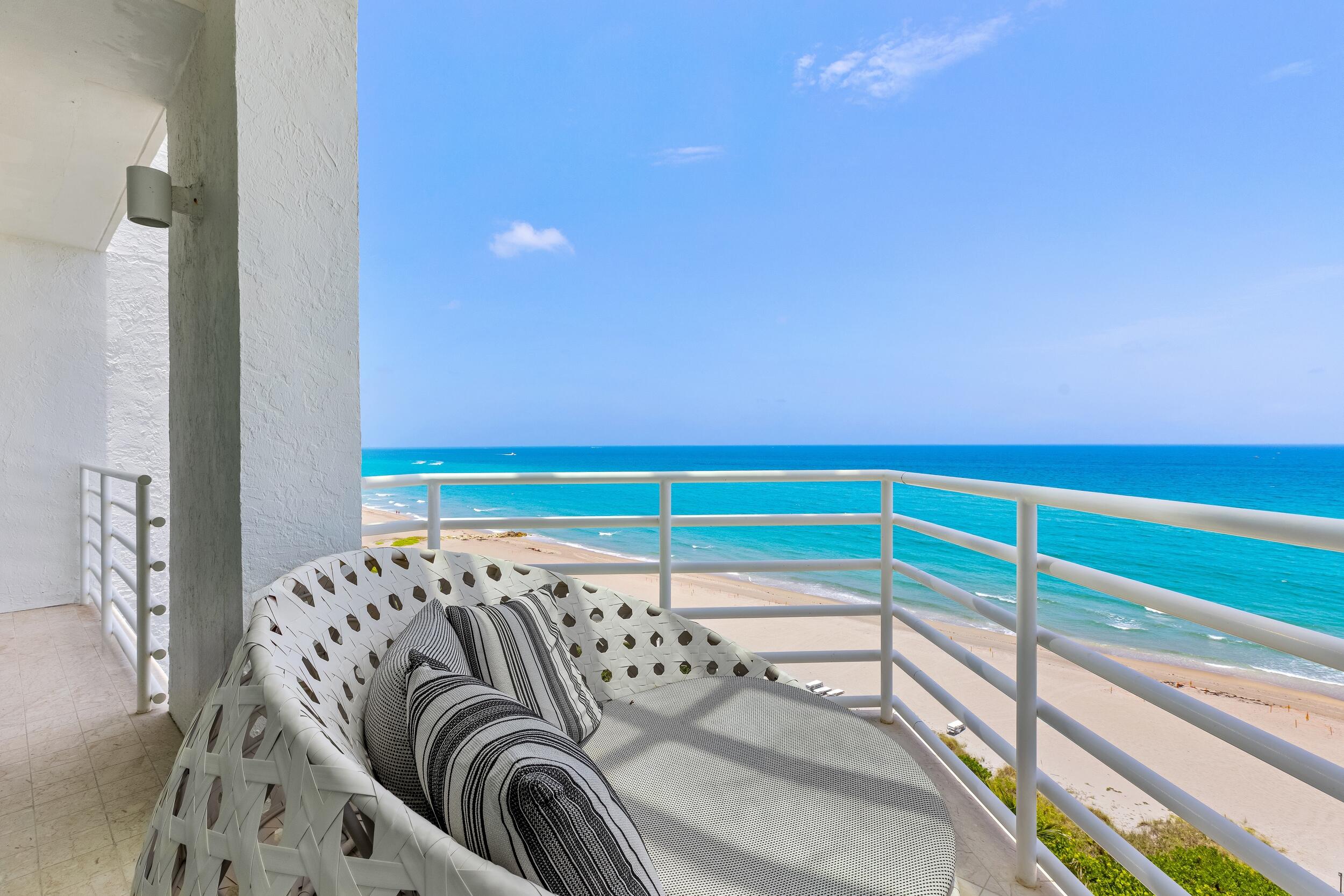 800 South Ocean Boulevard, Unit PH6 Boca Raton, FL 33432 - Photo 27 of 69 a view of a balcony with chairs