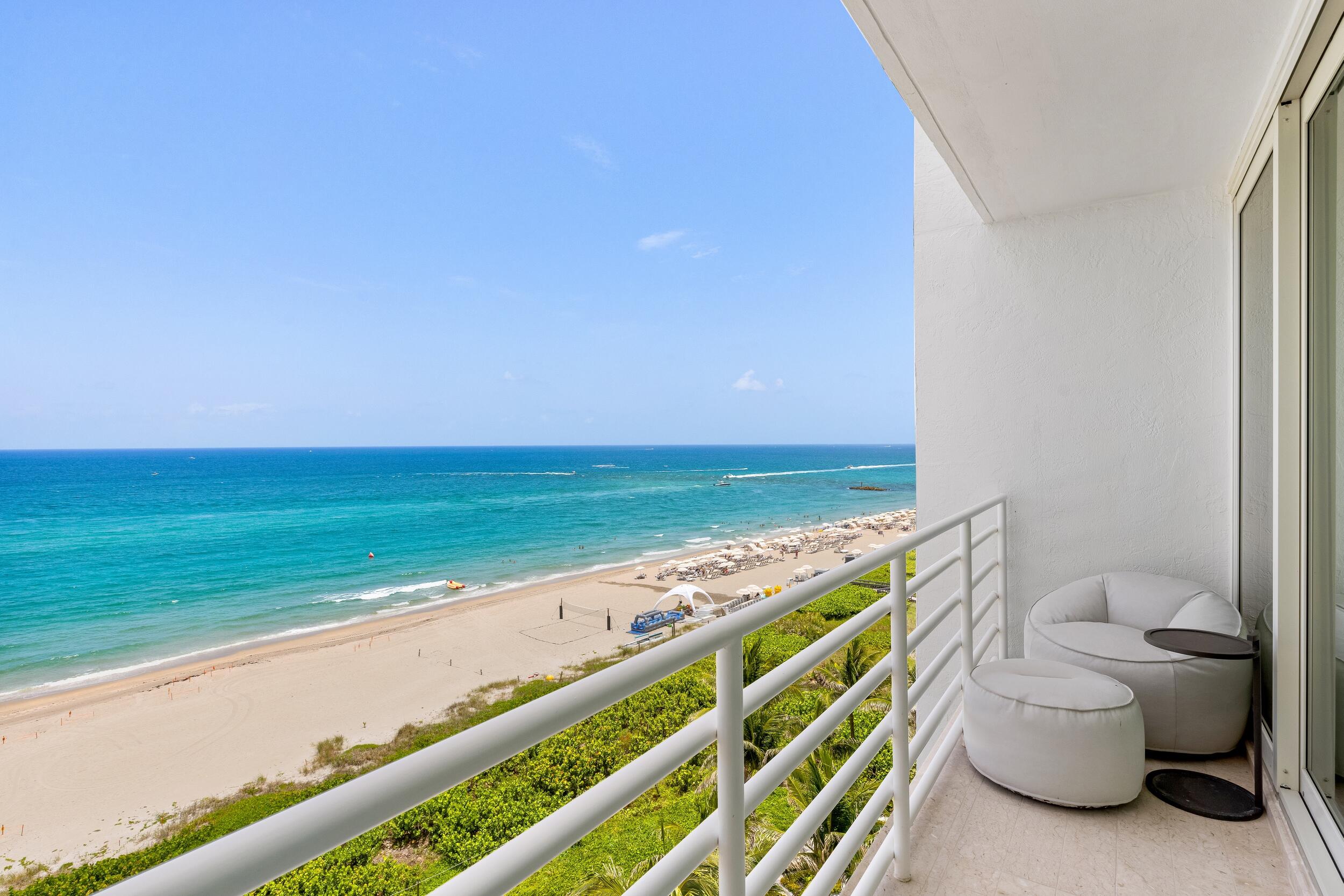 800 South Ocean Boulevard, Unit PH6 Boca Raton, FL 33432 - Photo 36 of 69 a view of an ocean from a balcony