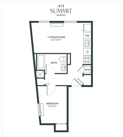 $2,395 | 413 Summit Avenue, Unit 509, Jersey City, NJ 07306