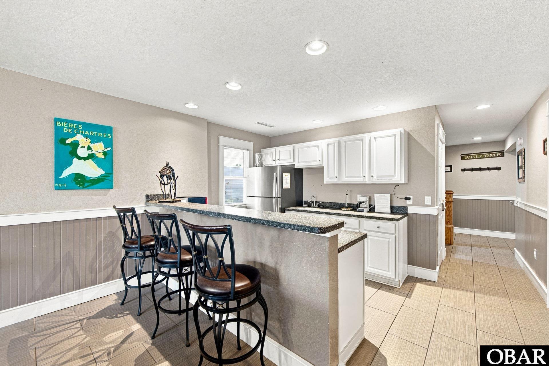 8223 South Old Oregon Inlet Road Nags Head, NC 27959 - Photo 56 of 88 Bar with Full-Size Fridge