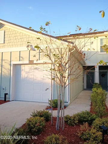 a front view of a building