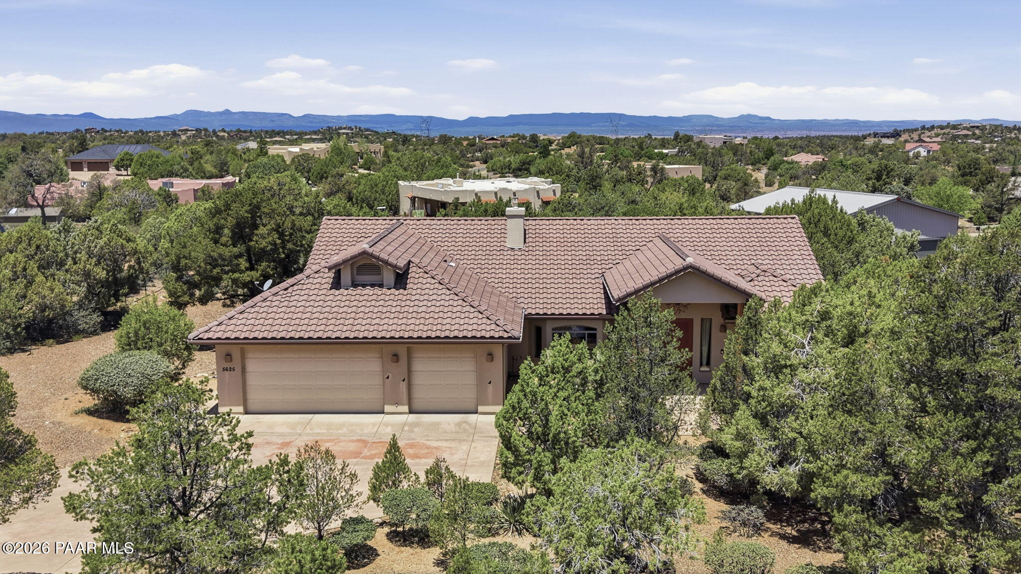 5625 Deer Spring Place Prescott, AZ 86305 - Photo 46 of 58 47-Aerial Front 4