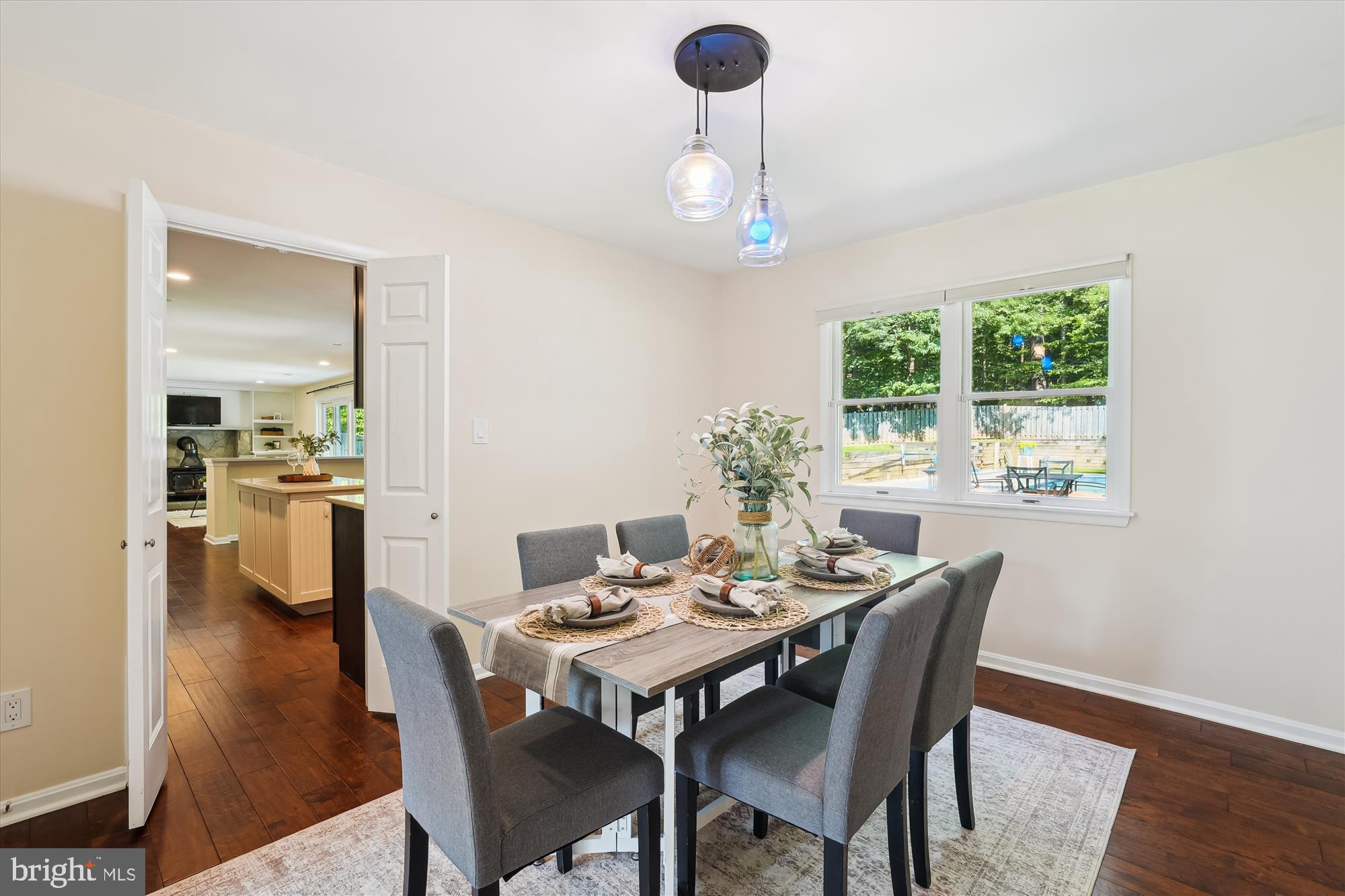 17721 Lisa Drive Derwood, MD 20855 - Photo 17 of 87 a view of a dining room with furniture window and outside view
