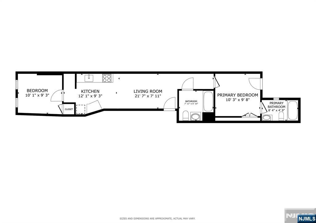 208 15th Street Jersey City, NJ 07310 - Photo 24 of 46 a view of a black and white photo