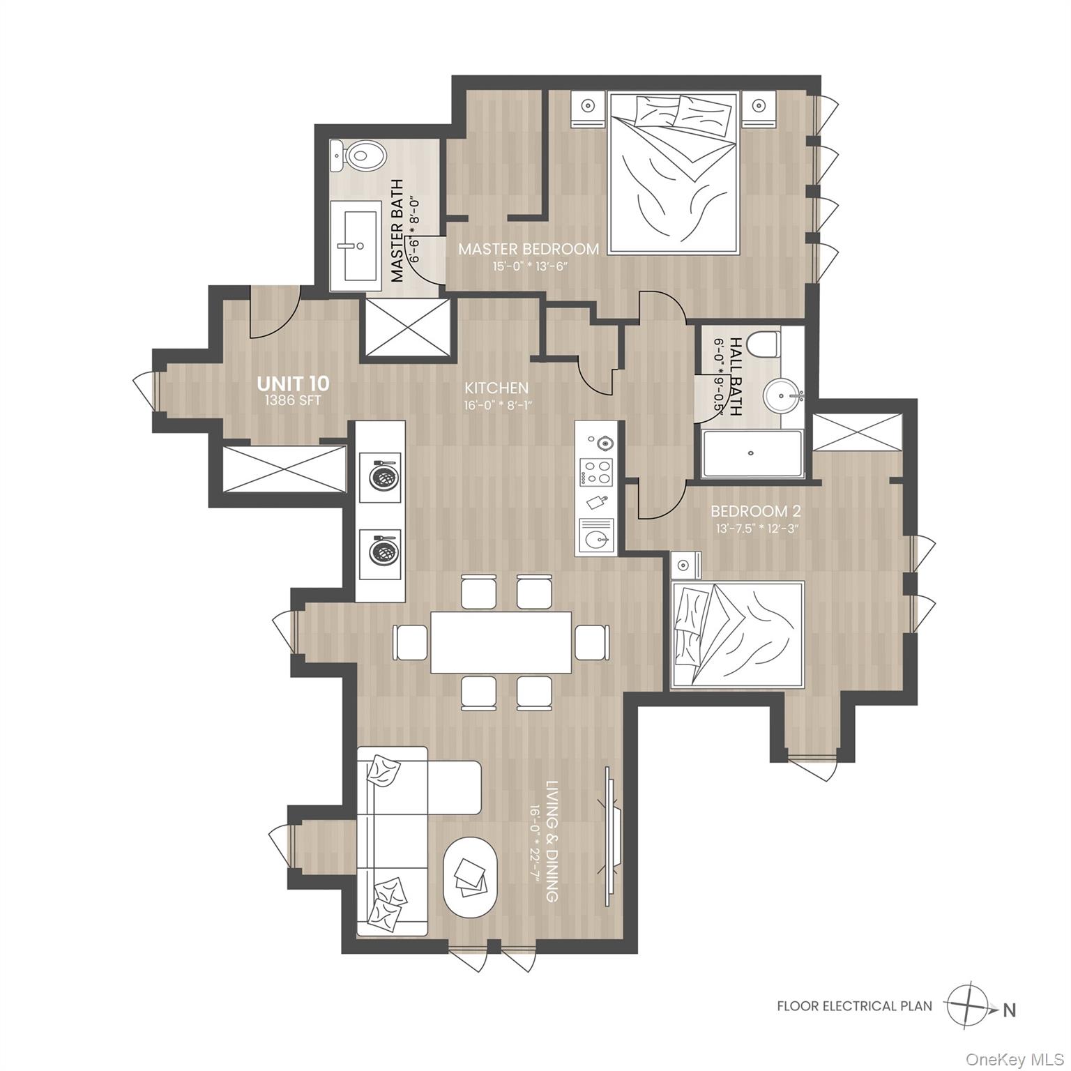 34 Clinton Avenue, Unit 10 Dobbs Ferry, NY 10522 - Photo 14 of 14 a picture of a counter top space with furniture