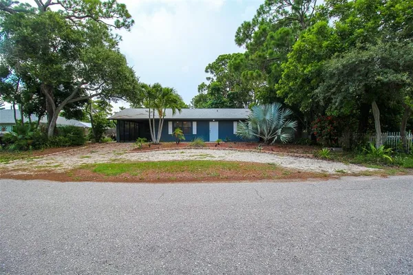 a view of house with yard and swimming pool