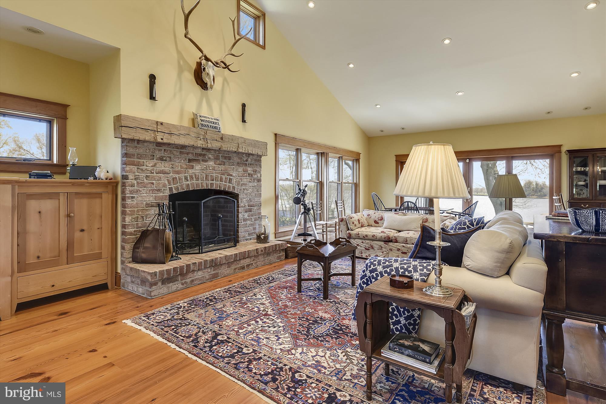 29337 Glencoe Road Kennedyville, MD 21645 - Photo 10 of 30 Main Level Family Room with wood burning fireplace