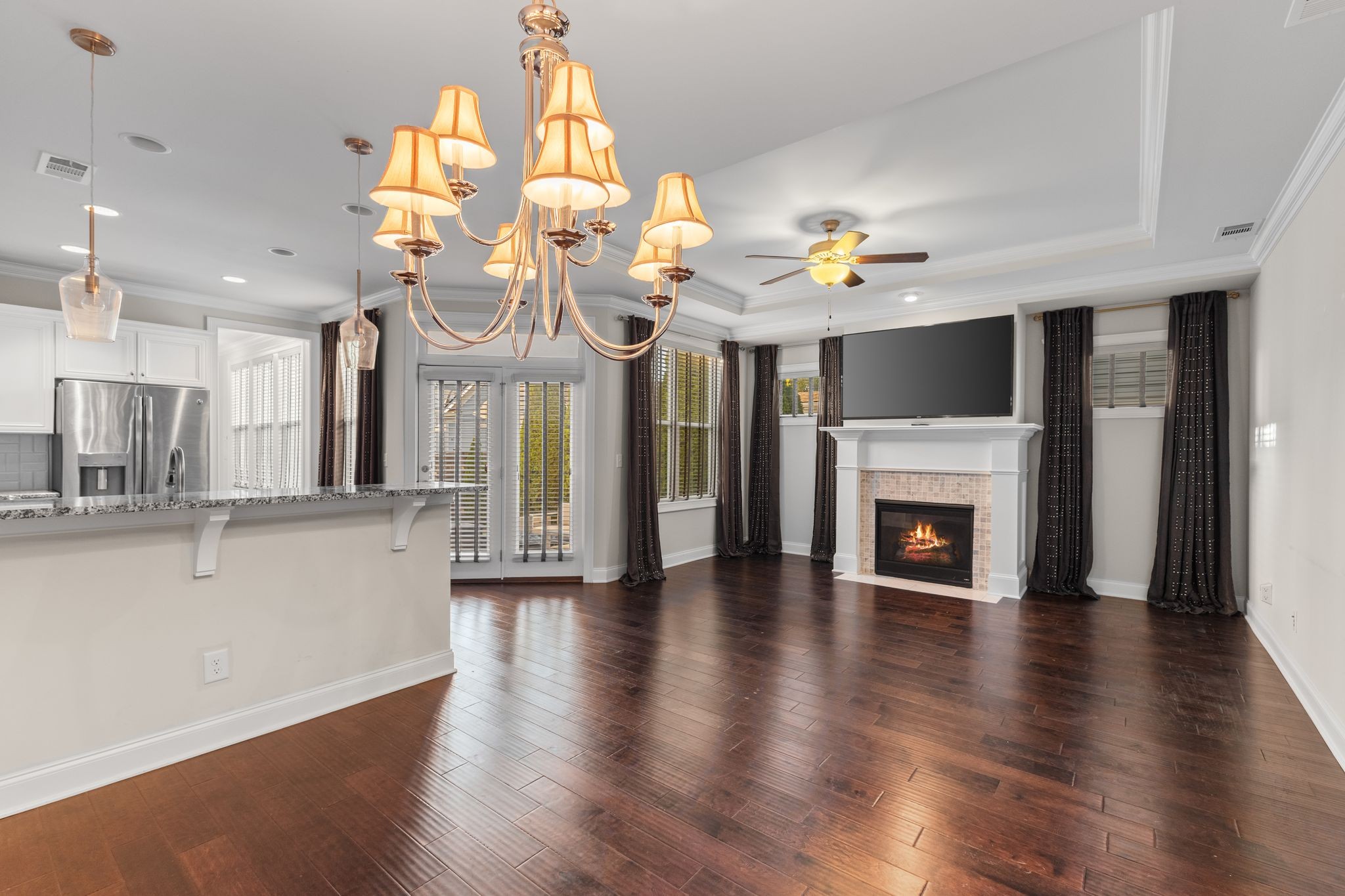 5102 Donovan Street Franklin, TN 37064 - Photo 10 of 45 a view of a kitchen with marble kitchen and living room